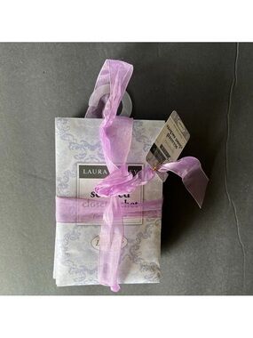 Laura Ashley Scented Closet Sachet‎ Lavender Floral Collection 12 Sachets 2012